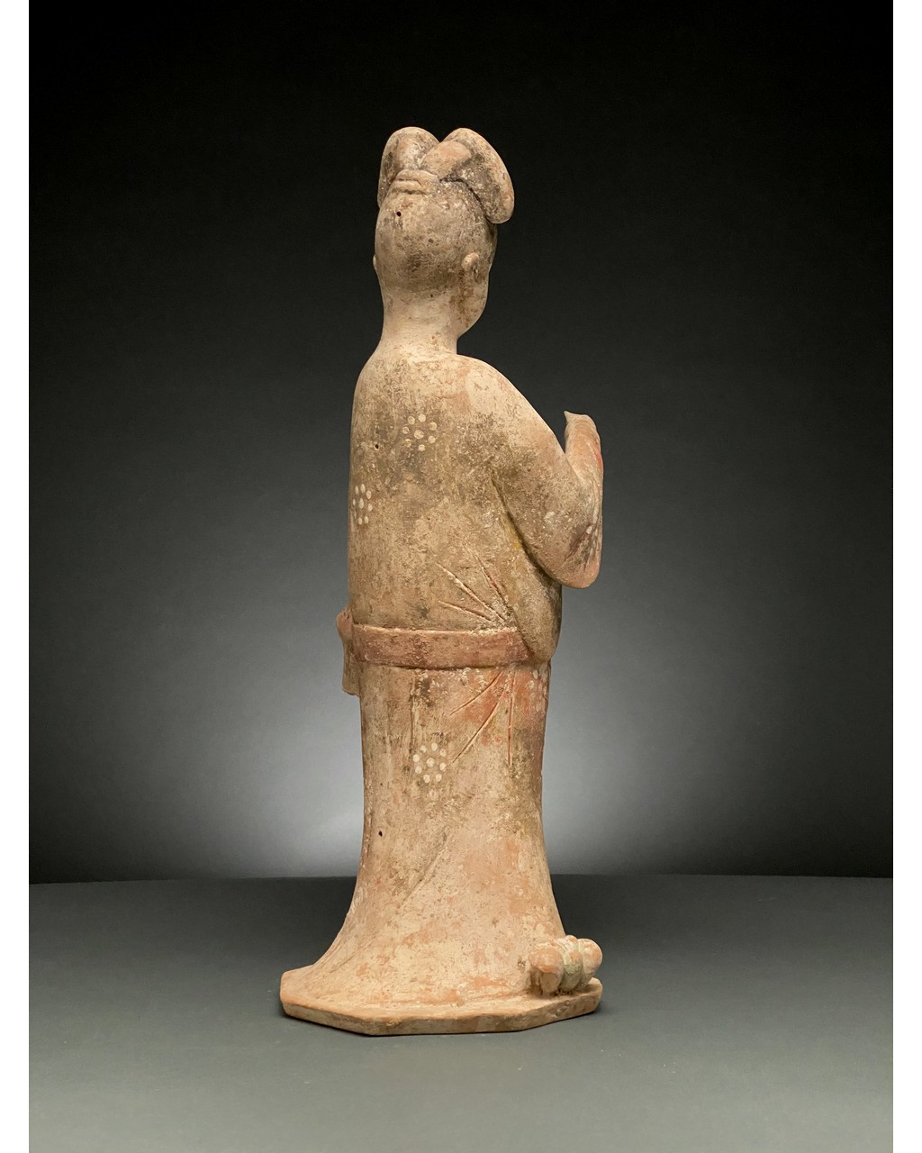 CHINA, TANG DYNASTY POTTERY COURT LADY - TL TESTED - Image 6 of 8