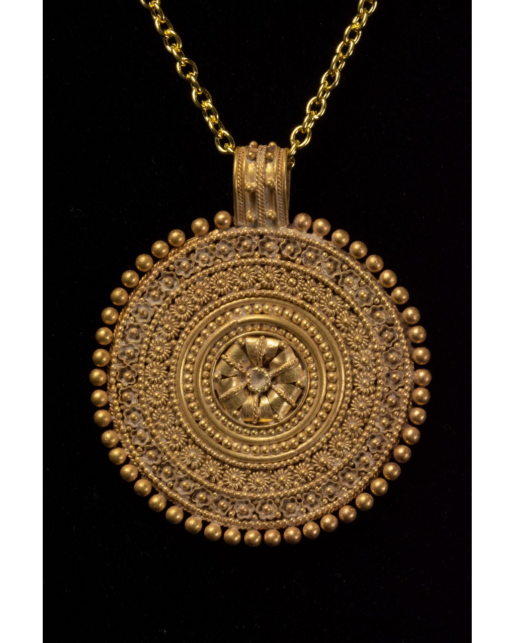 GREEK HELLENISTIC GOLD FILIGREE PENDANT