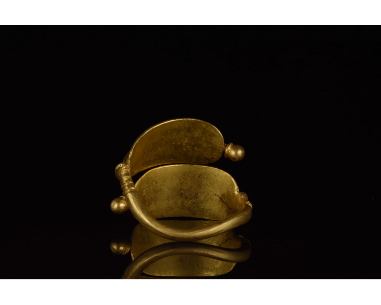 RARE VIKING GOLD RINGS WITH STAMPS- XRF TESTED - Image 4 of 7