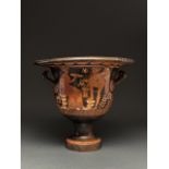 BEAUTIFUL SOUTH ITALIAN APULIAN TERRACOTTA KRATER