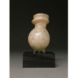 ROMAN GLASS FLASK WITH LEGS