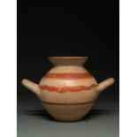 SUPERB SOUTH ITALIAN DAUNIAN TERRACOTTA VESSEL