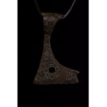 VIKING BRONZE AXE-SHAPED PENDANT