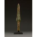 ANCIENT CHINSE WARRING STATES PERIOD BRONZE SPEAR