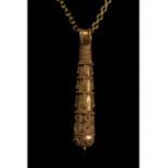 ROMAN GOLD CLUB OF HERCULES PENDANT