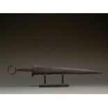 SCYTHIAN IRON ACINACES SWORD WITH RING HANDLE