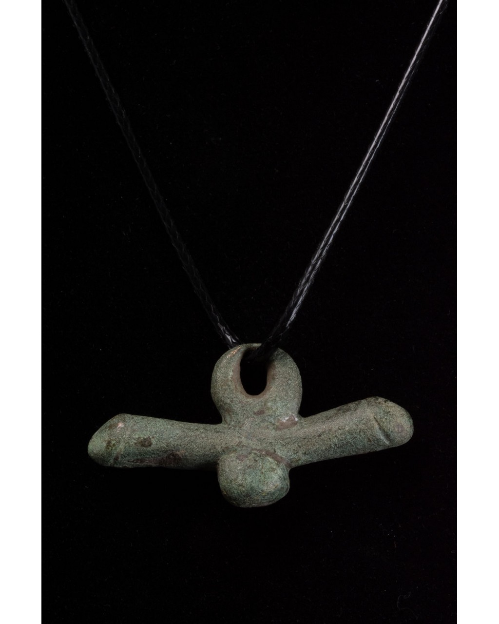 ROMAN BRONZE DOUBLE PHALLUS PENDANT - Image 3 of 4