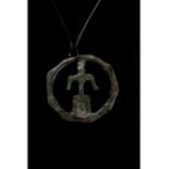 RARE VIKING ANTHROPOMORPHIC AMULET / PENDANT