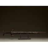 SCYTHIAN IRON SWORD WITH ELABORATE HANDLE