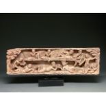 ANCIENT ROMAN STYLE MARBLE PLAQUE WITH EROTIC SCENES