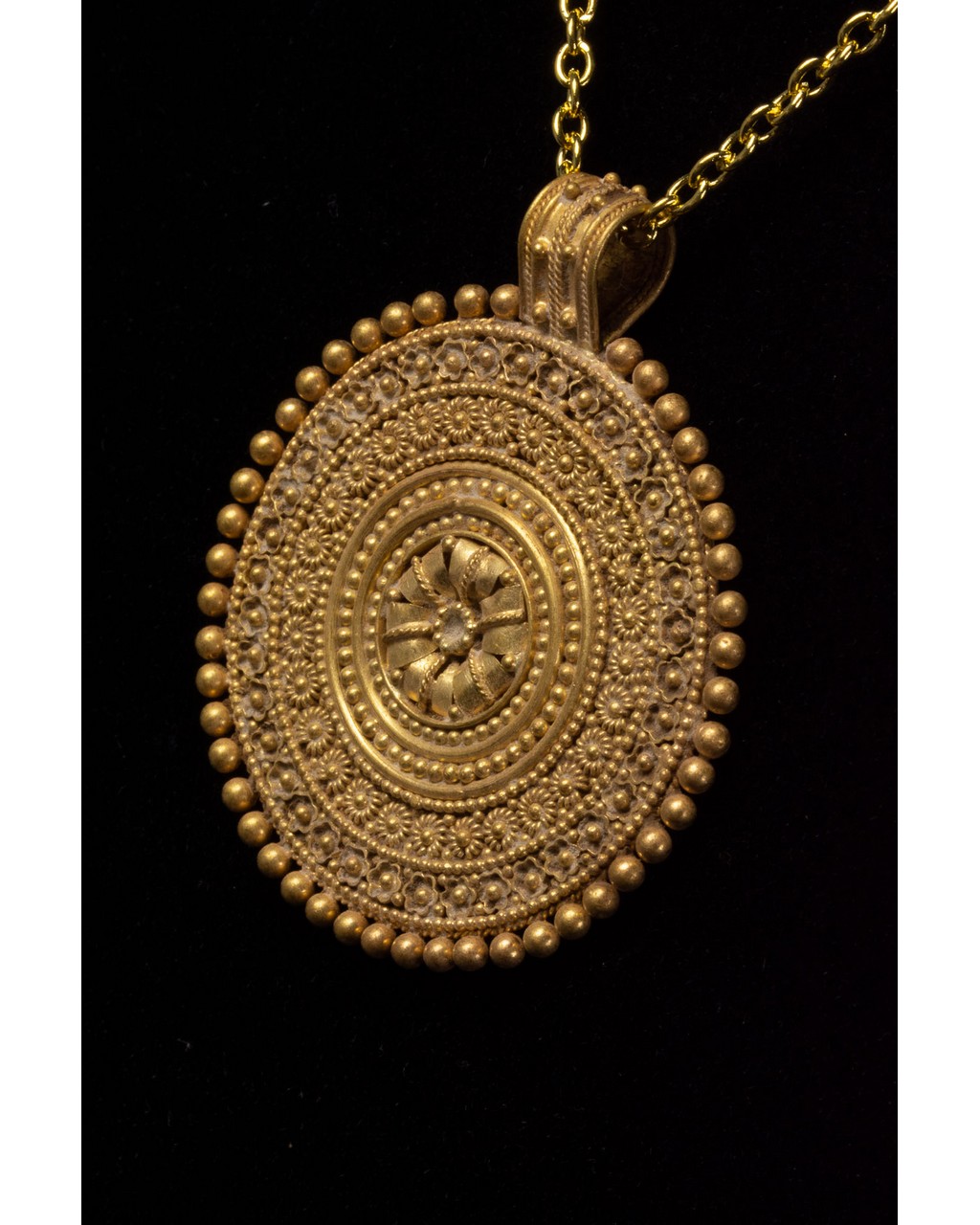 GREEK HELLENISTIC GOLD FILIGREE PENDANT - Image 2 of 6