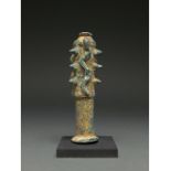 BRONZE AGE LURISTAN MACE HEAD WITH SNAKE PATTERN