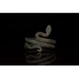 ROMAN BRONZE SNAKE SHAPED RING