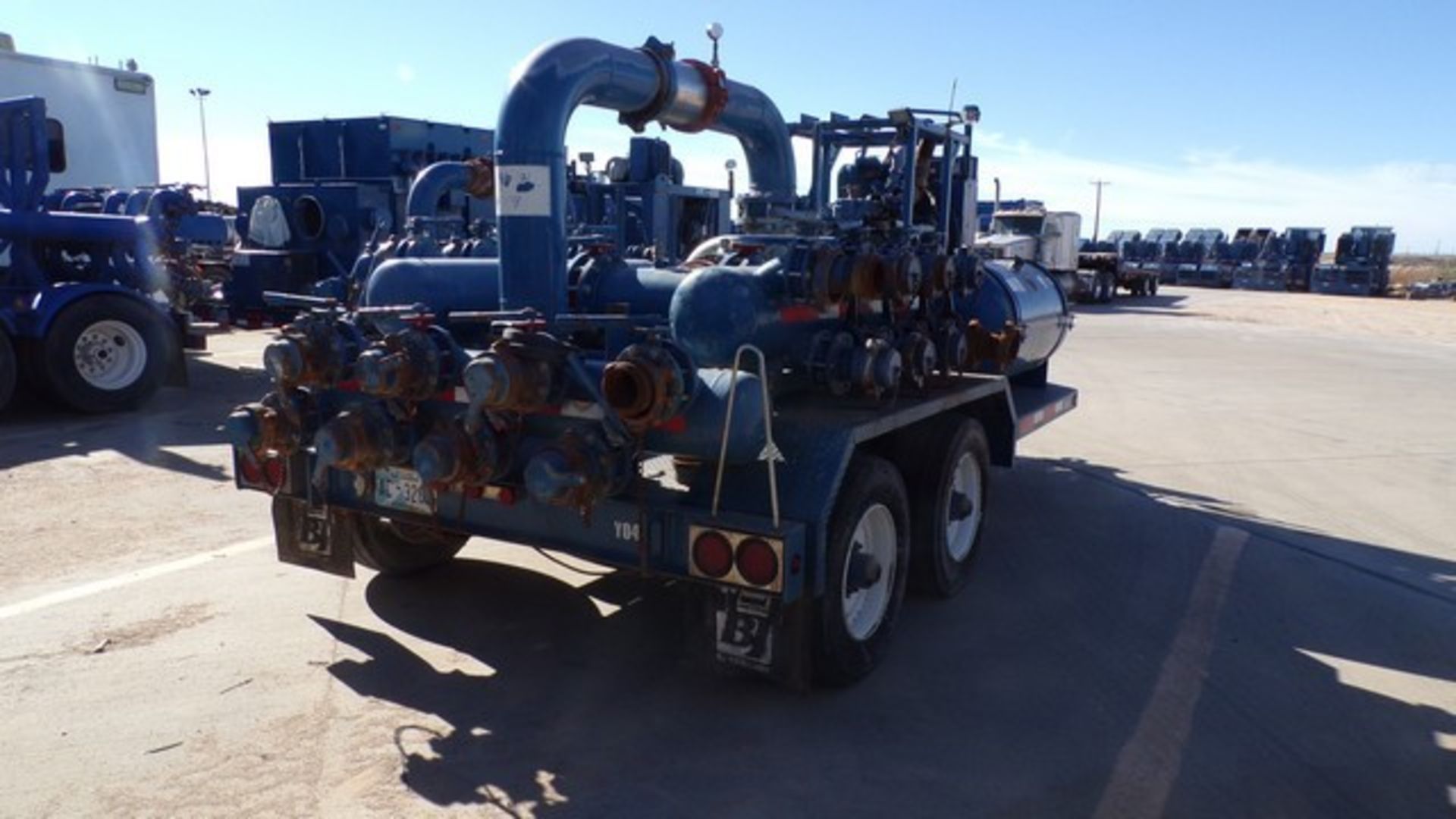 Located in YARD 2 - Odessa, TX (FPS032) (X) 2012 ORS CENT BOOST PUMP TRAILER, VIN- W/ MISSION MAGNUM - Image 4 of 4