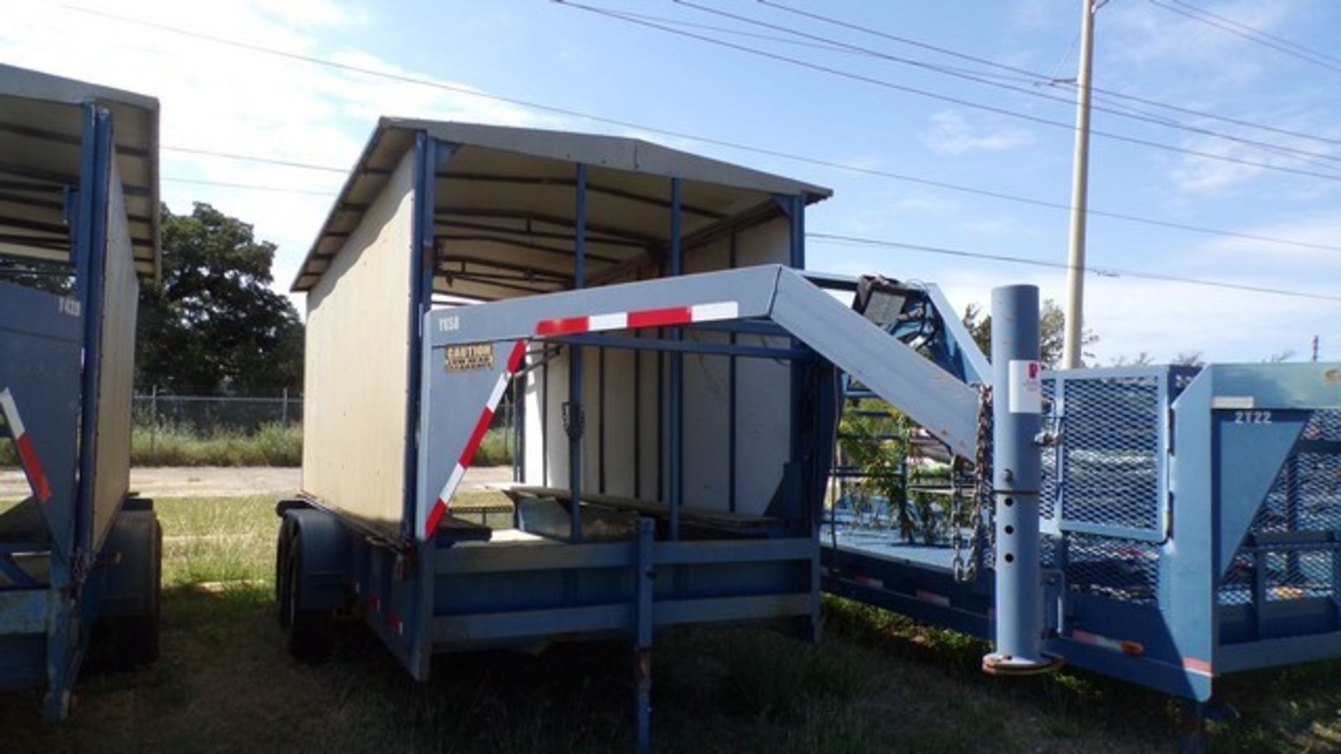 Located in YARD 19 - Wixon Valley, TX (FUF350) 2005 SHOP BUILT 7' X 16'L T/A GN COOLING TRAILER, - Image 2 of 4