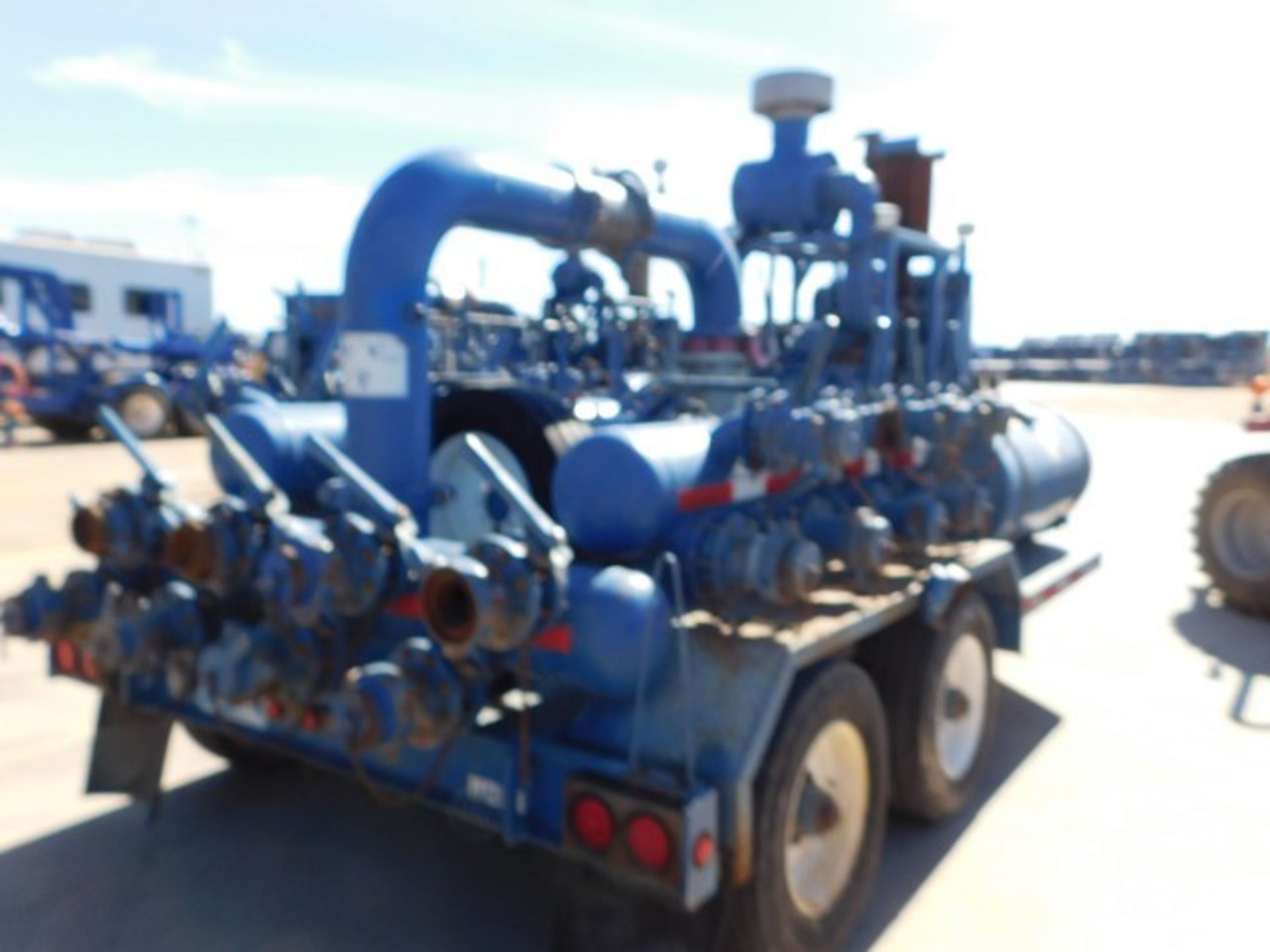 Located in YARD 2 - Odessa, TX (FPS025) (X) 2012 ORS CENT BOOST PUMP TRAILER, VIN- - Image 2 of 4