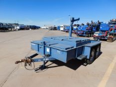 Located in YARD 2 - Odessa, TX (FUT066) (X) 1990 PERKINS T/A UTILITY TRAILER, VIN- RJT612000069,