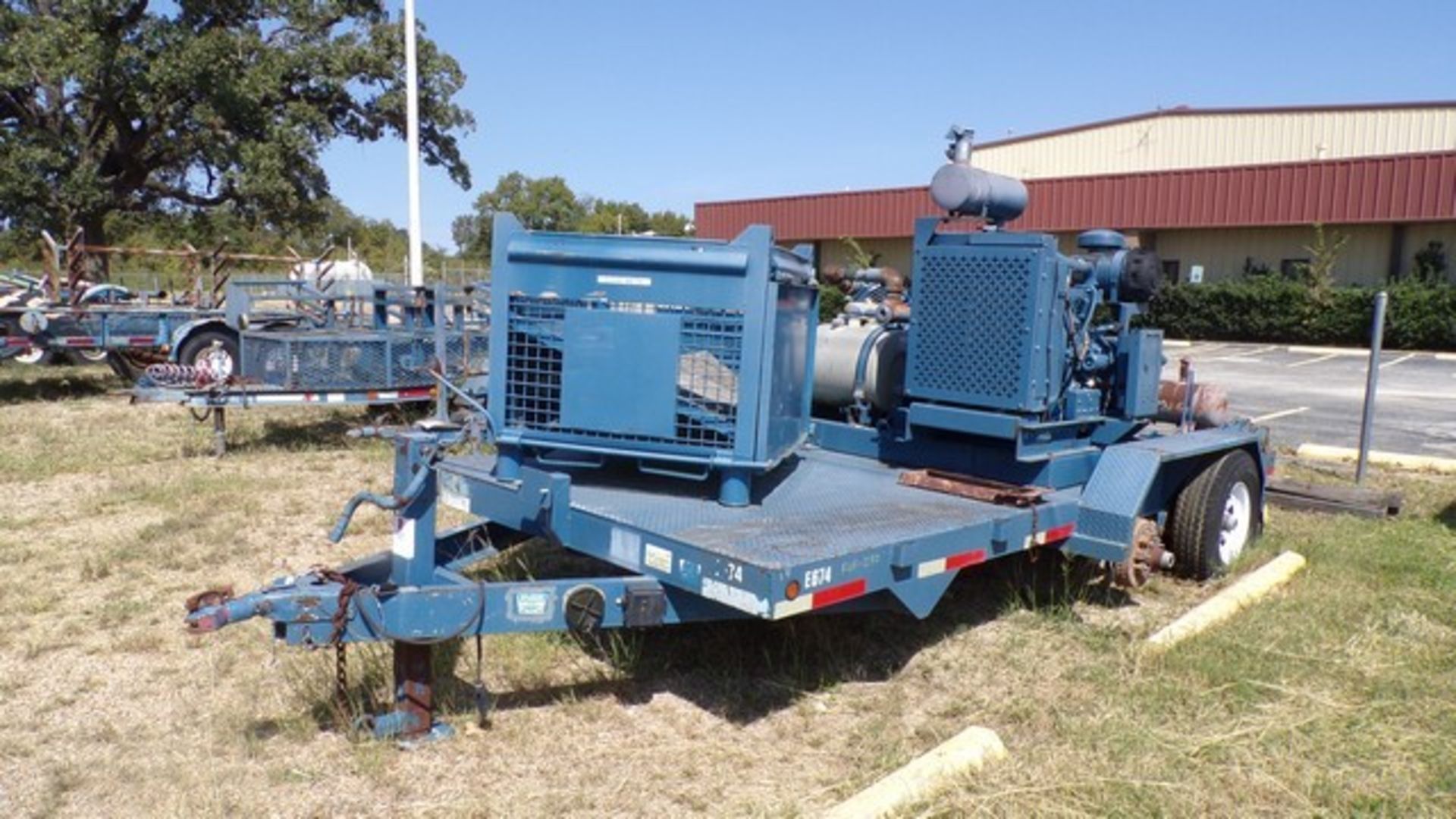 Located in YARD 19 - Wixon Valley, TX (FUF270) (X) 2011 AMERI TRAILER 7' X 16' T/A BP COMPRESSOR