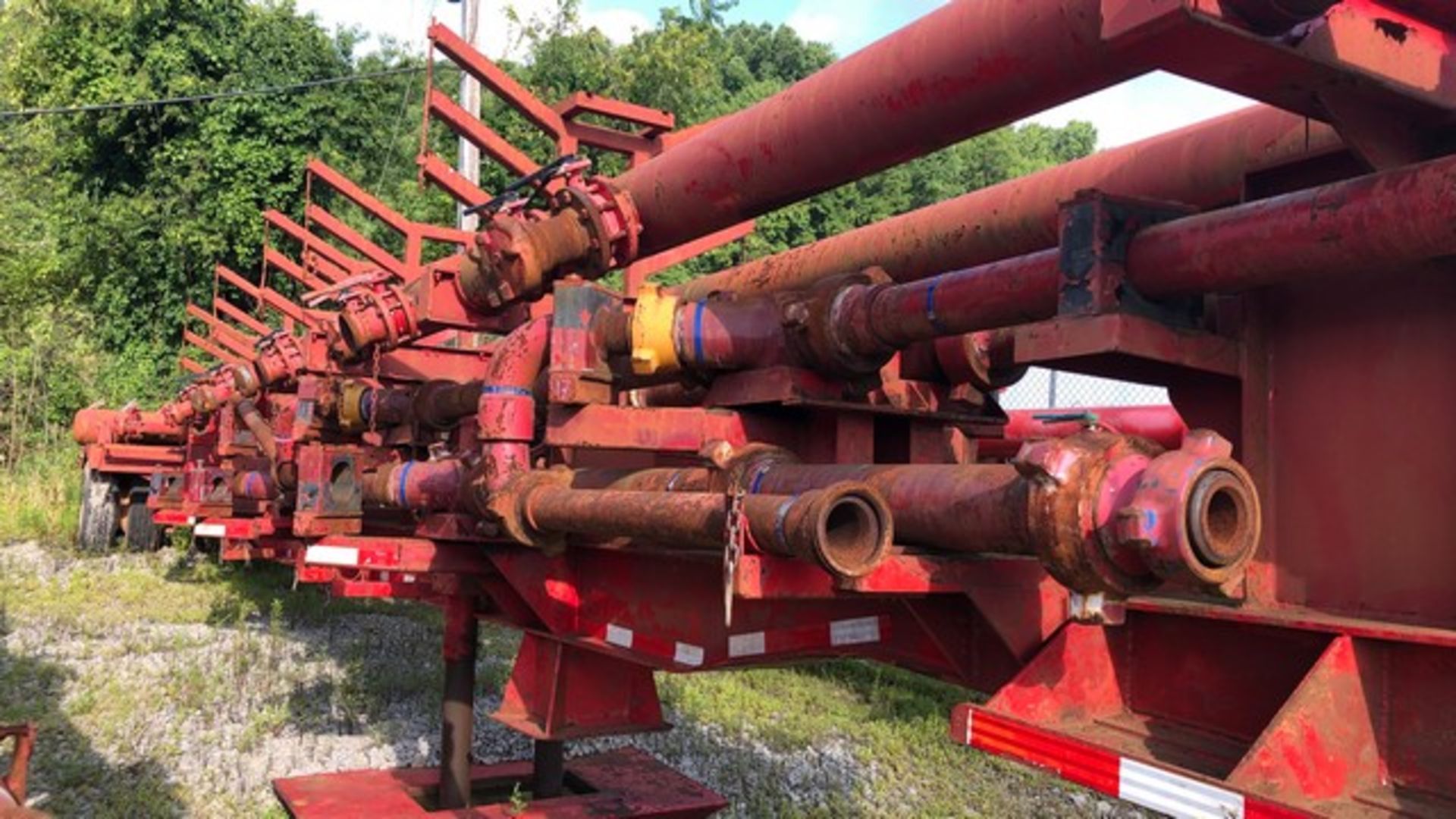 Located in YARD 6 - Buckhannon, WV (802) (X) BO'S BETTER BUILT HIGH PRESSURE S/A MANIFOLD TRAILER,