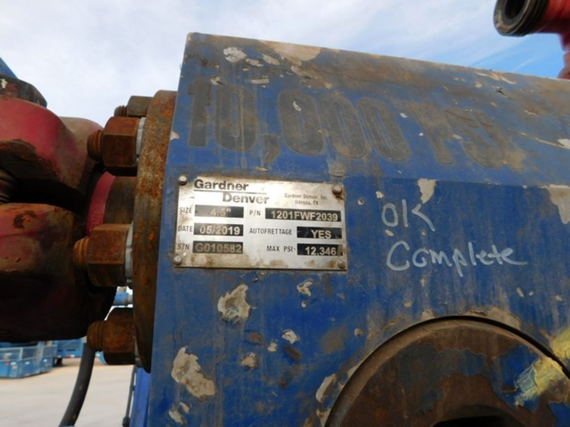 Located in YARD 2 - Odessa, TX (FPF321) 2017 GARDNER DENVER 2500Q QUINTUPLEX FRAC PUMP, P/B - Image 8 of 13