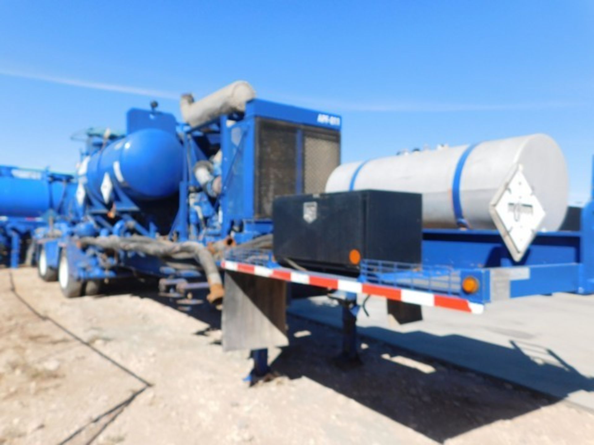 Located in YARD 2 - Odessa, TX (APF011) (X) 2013 OES SGL PUMP ACID FRAC SPREAD AXLE TRAILER, VIN- - Image 2 of 10