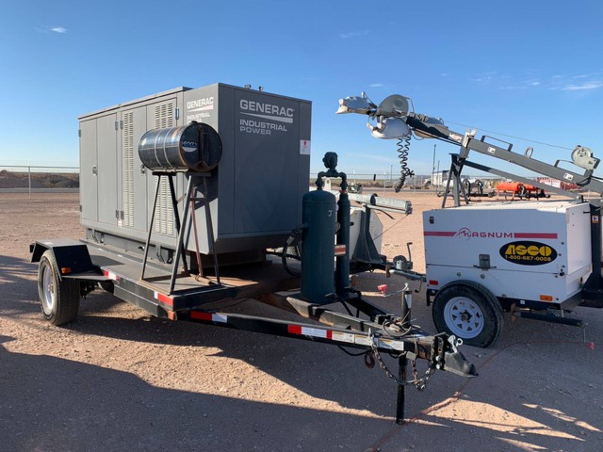 Located in YARD 1 - Midland, TX (2940) 2013 GENERAC INDUSTRIAL POWER 130 KW, 277/480V 3 PHASE - Image 2 of 4