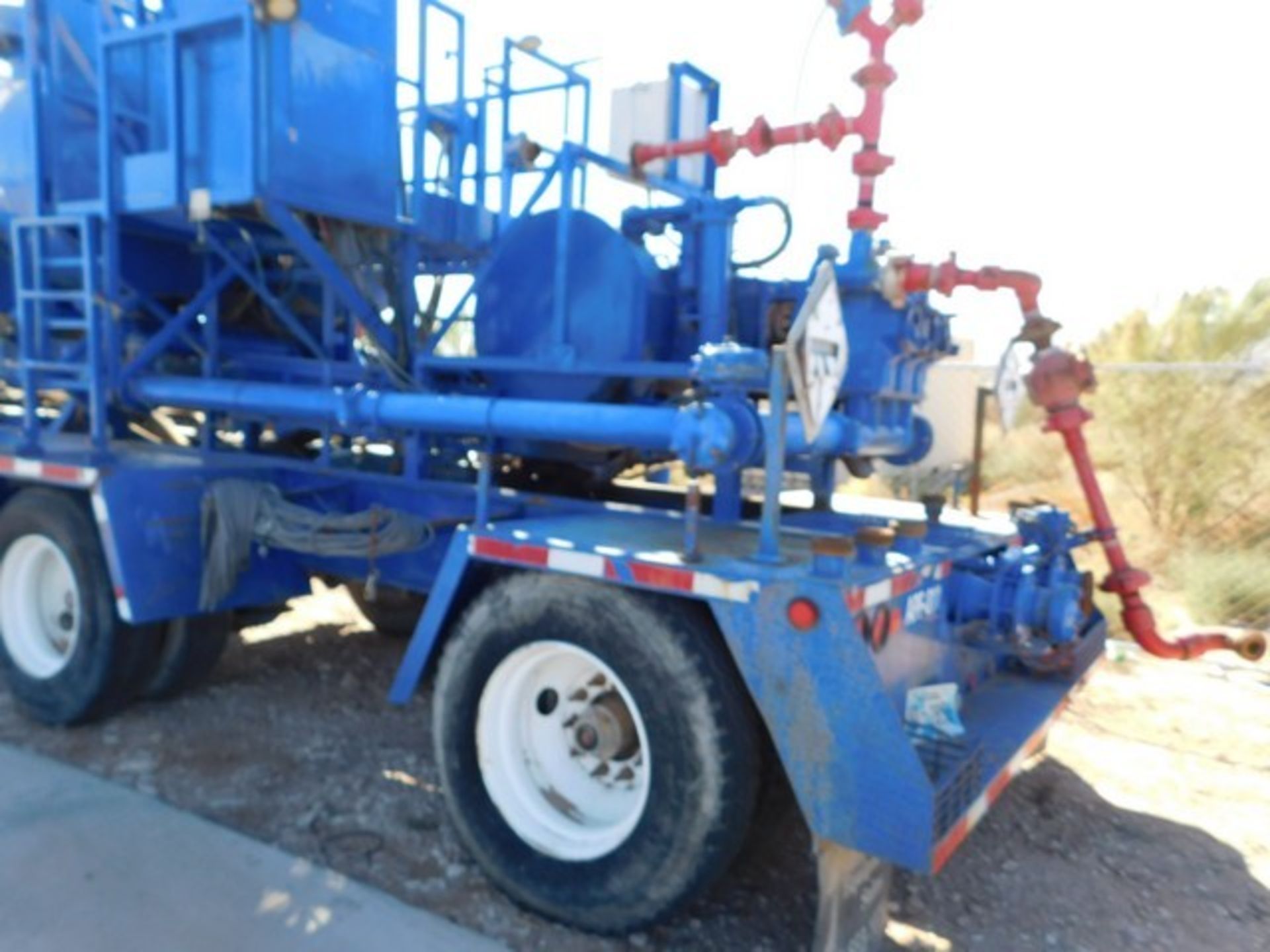 Located in YARD 2 - Odessa, TX (APF011) (X) 2013 OES SGL PUMP ACID FRAC SPREAD AXLE TRAILER, VIN- - Image 6 of 10