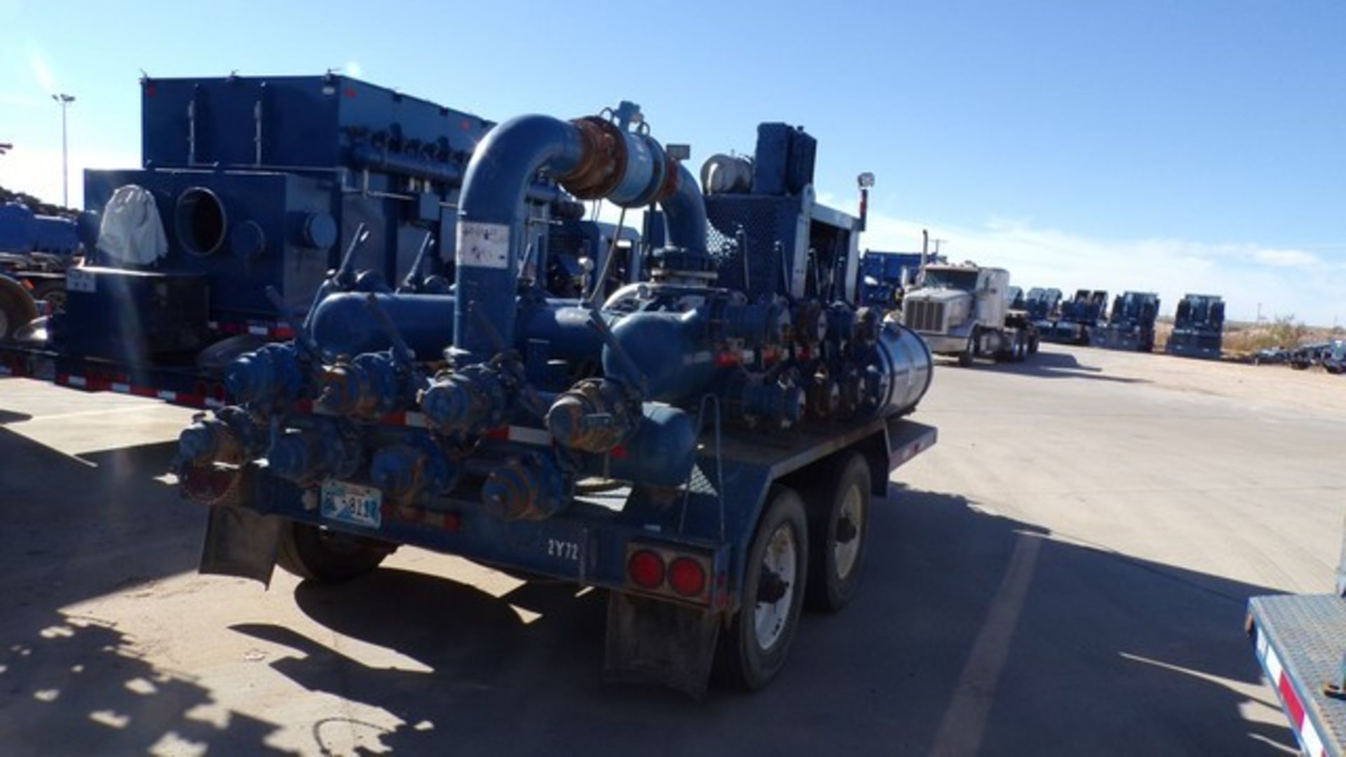 Located in YARD 2 - Odessa, TX (FPS026) (X) 2012 ORS CENT BOOST PUMP TRAILER, VIN- - Image 4 of 4