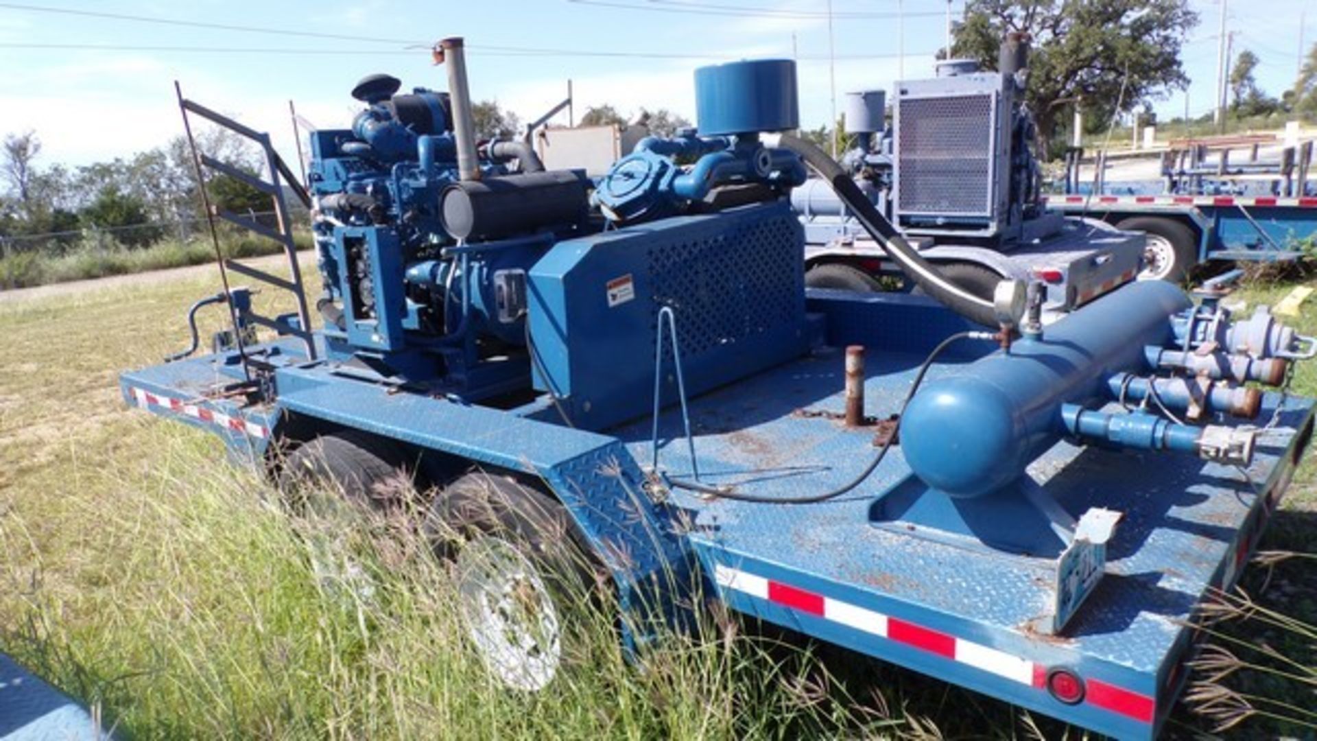 Located in YARD 19 - Wixon Valley, TX (CUF003) (X) 2012 AMERI TRAILER 7' X 16' T/A BP COMPRESSOR - Image 2 of 3