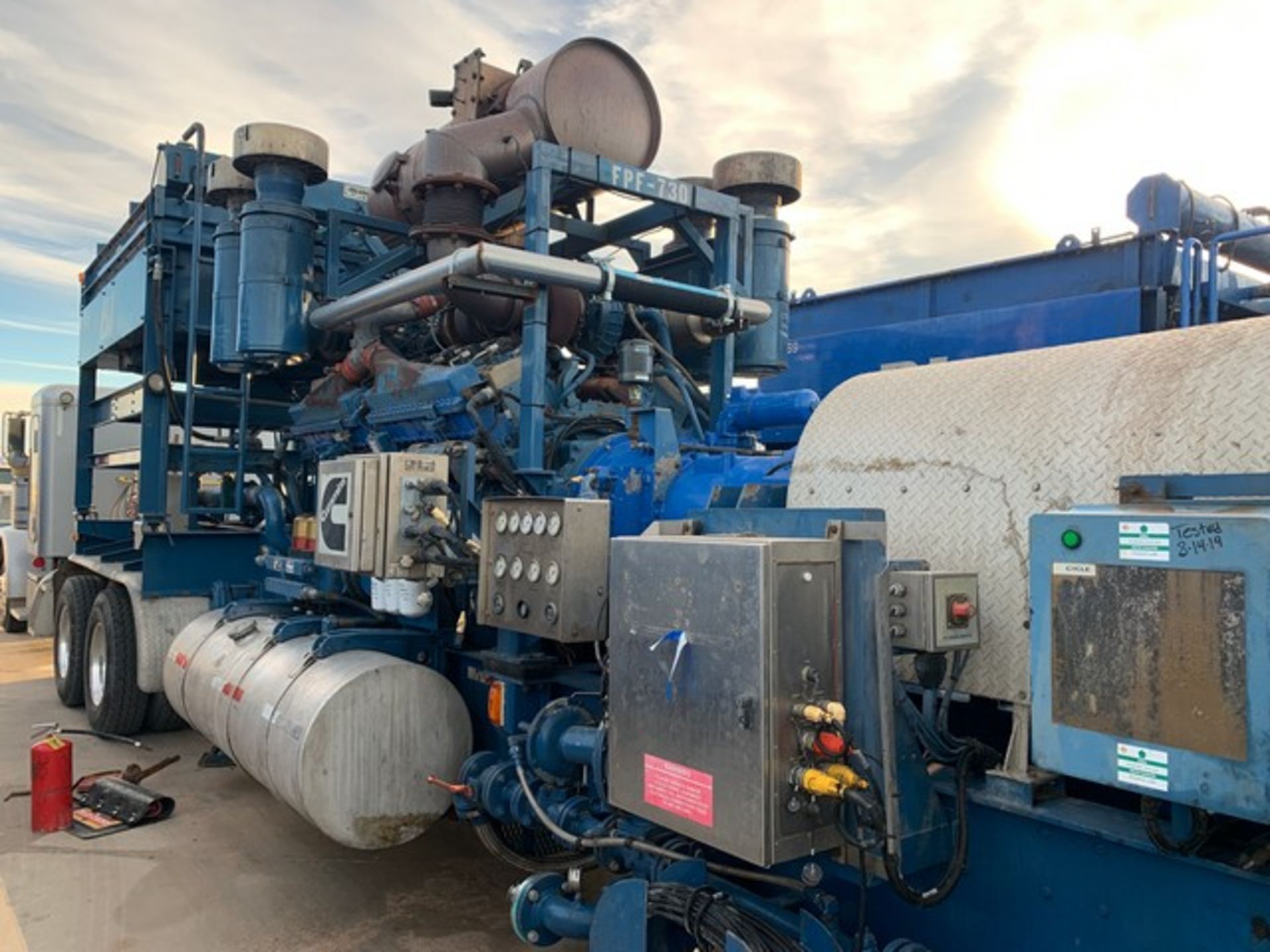 Located in YARD 2 - Odessa, TX (FPF730) 2020 GARDNER DENVER 2250T TRIPLEX FRAC PUMP, P/B CUMMINS - Image 7 of 9