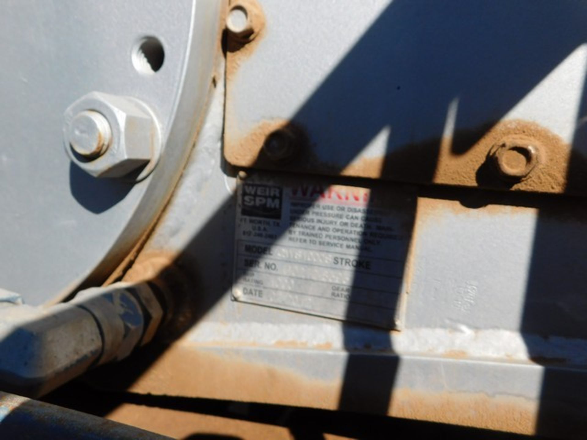 Located in YARD 2 - Odessa, TX (APF007) (X) 2012 SPM QWS1000S QUINTUPLEX ACID PUMP, P/B CUMMINS 6 - Image 6 of 12