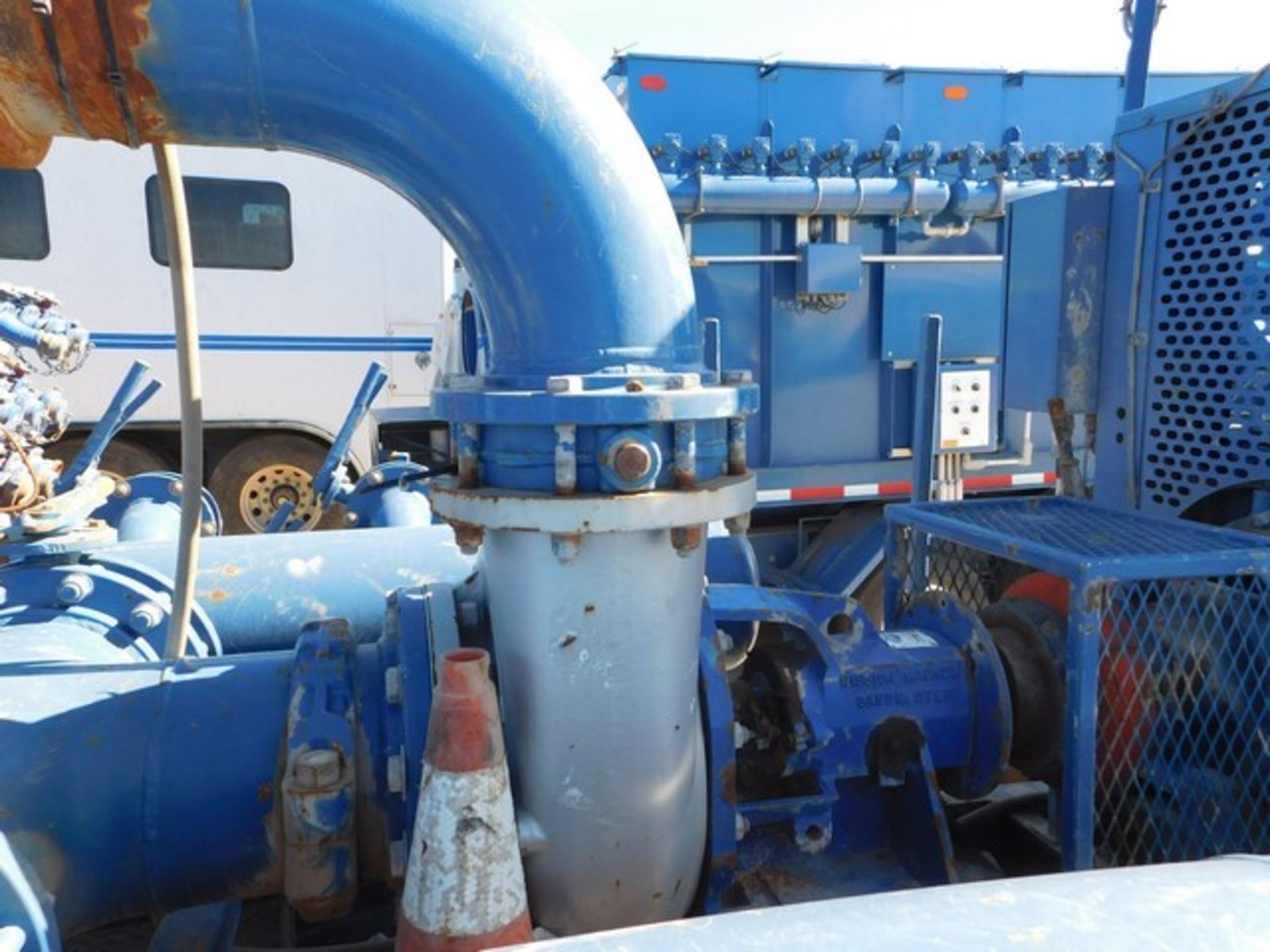 Located in YARD 2 - Odessa, TX (FPS026) (X) 2012 ORS CENT BOOST PUMP TRAILER, VIN- - Image 3 of 4