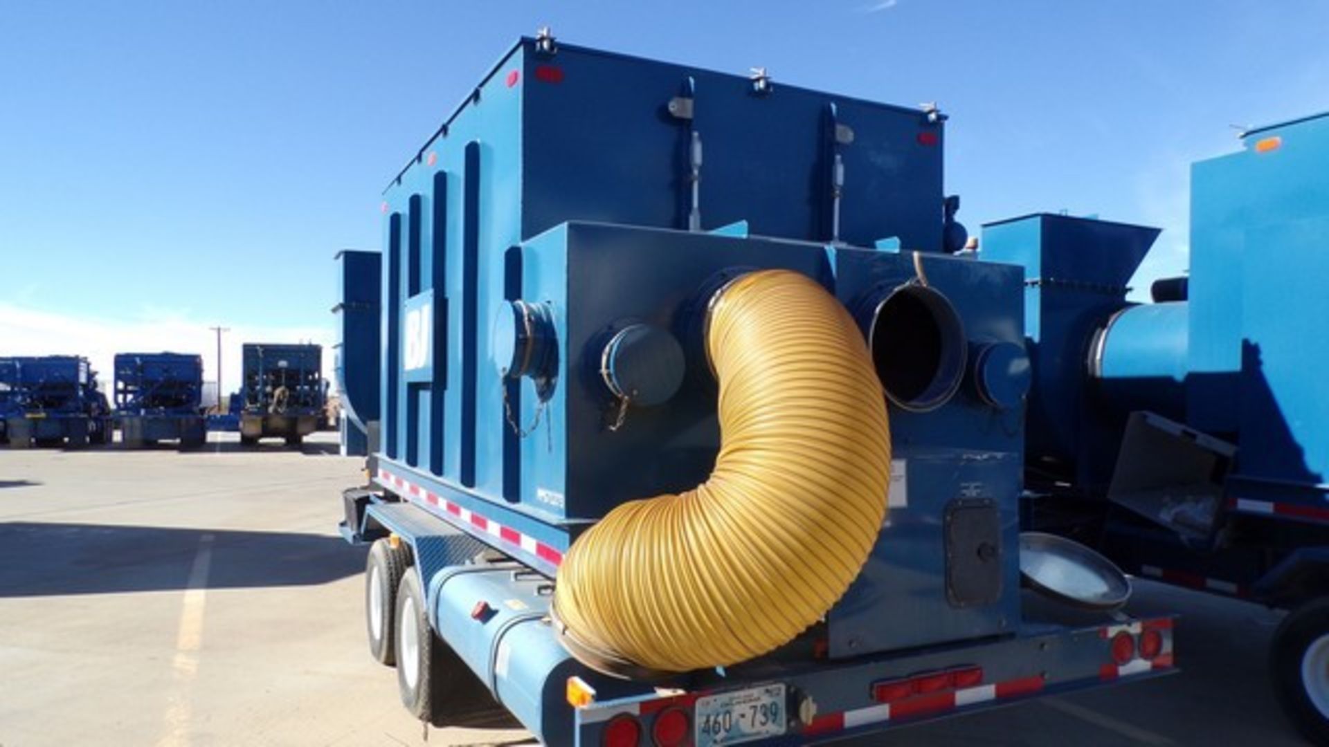 Located in YARD 2 - Odessa, TX (FSF420) (X) 2015 BGRS DOVE DC24LPTDH, PORTABLE DUST COLLECTOR, - Image 3 of 4