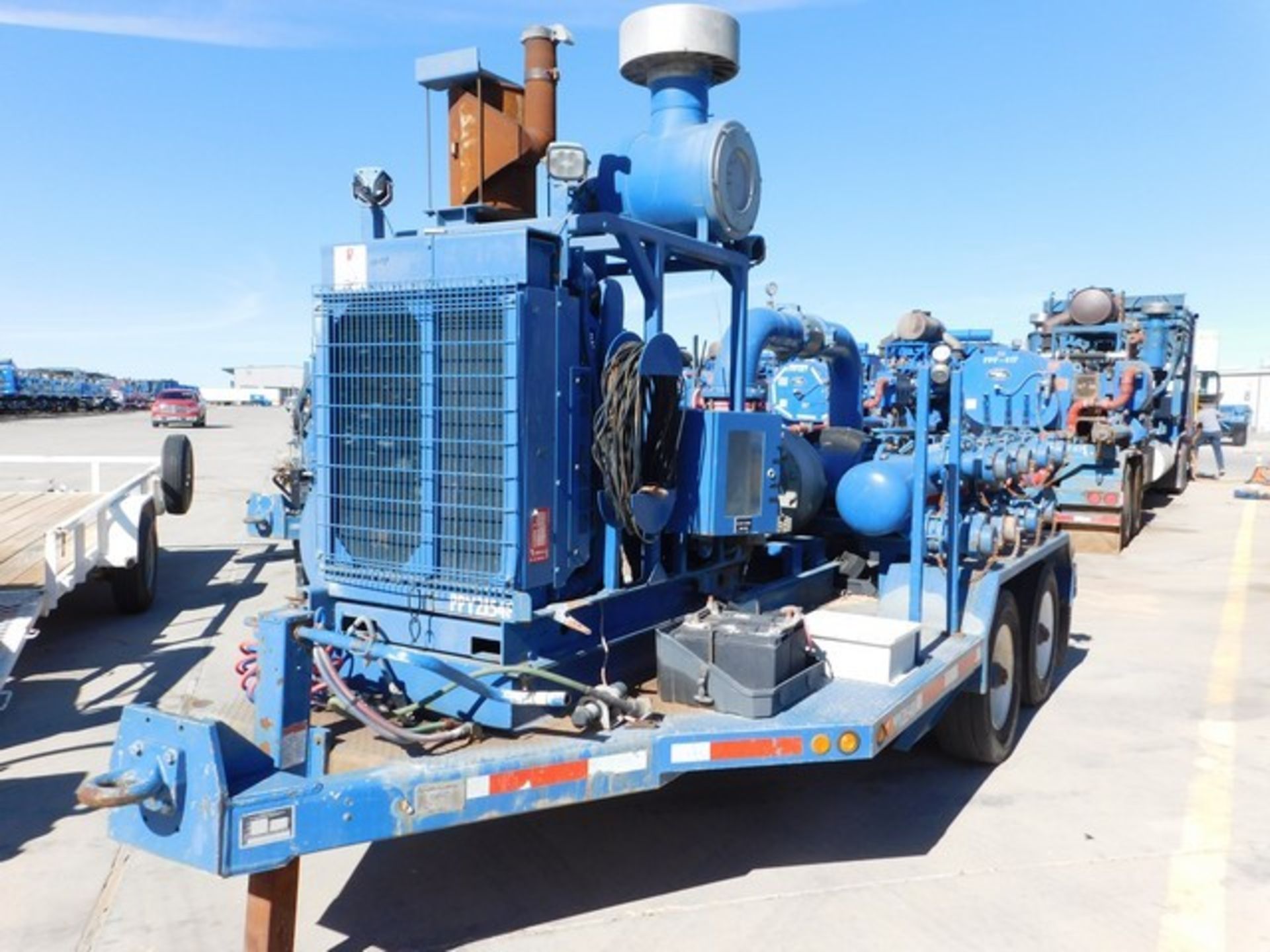 Located in YARD 2 - Odessa, TX (FPS025) (X) 2012 ORS CENT BOOST PUMP TRAILER, VIN-