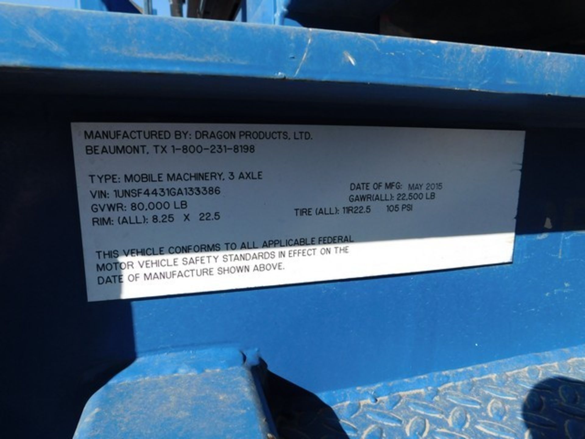 Located in YARD 2 - Odessa, TX (FPF868) 2019 GARDNER DENVER 2500 QUINTUPLEX FRAC PUMP, P/B CAT 3512C - Image 2 of 12