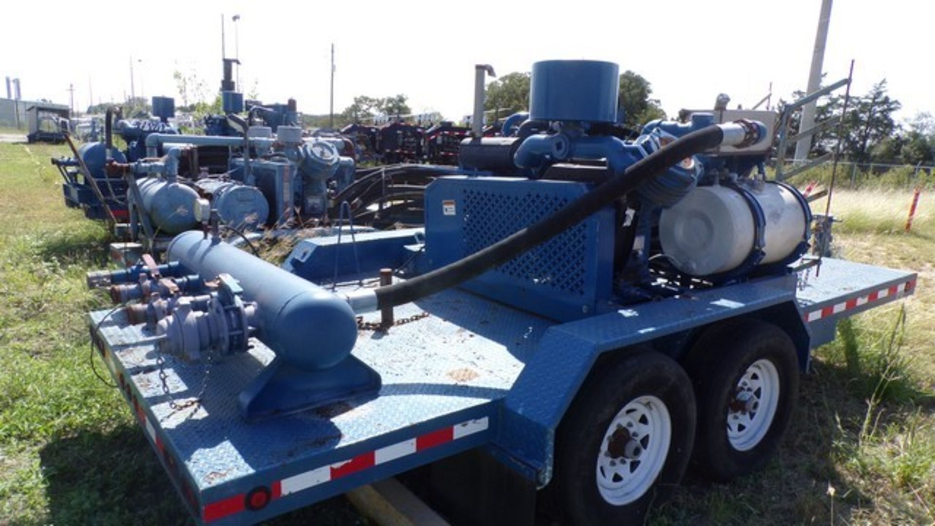 Located in YARD 19 - Wixon Valley, TX (CUF003) (X) 2012 AMERI TRAILER 7' X 16' T/A BP COMPRESSOR - Image 3 of 3