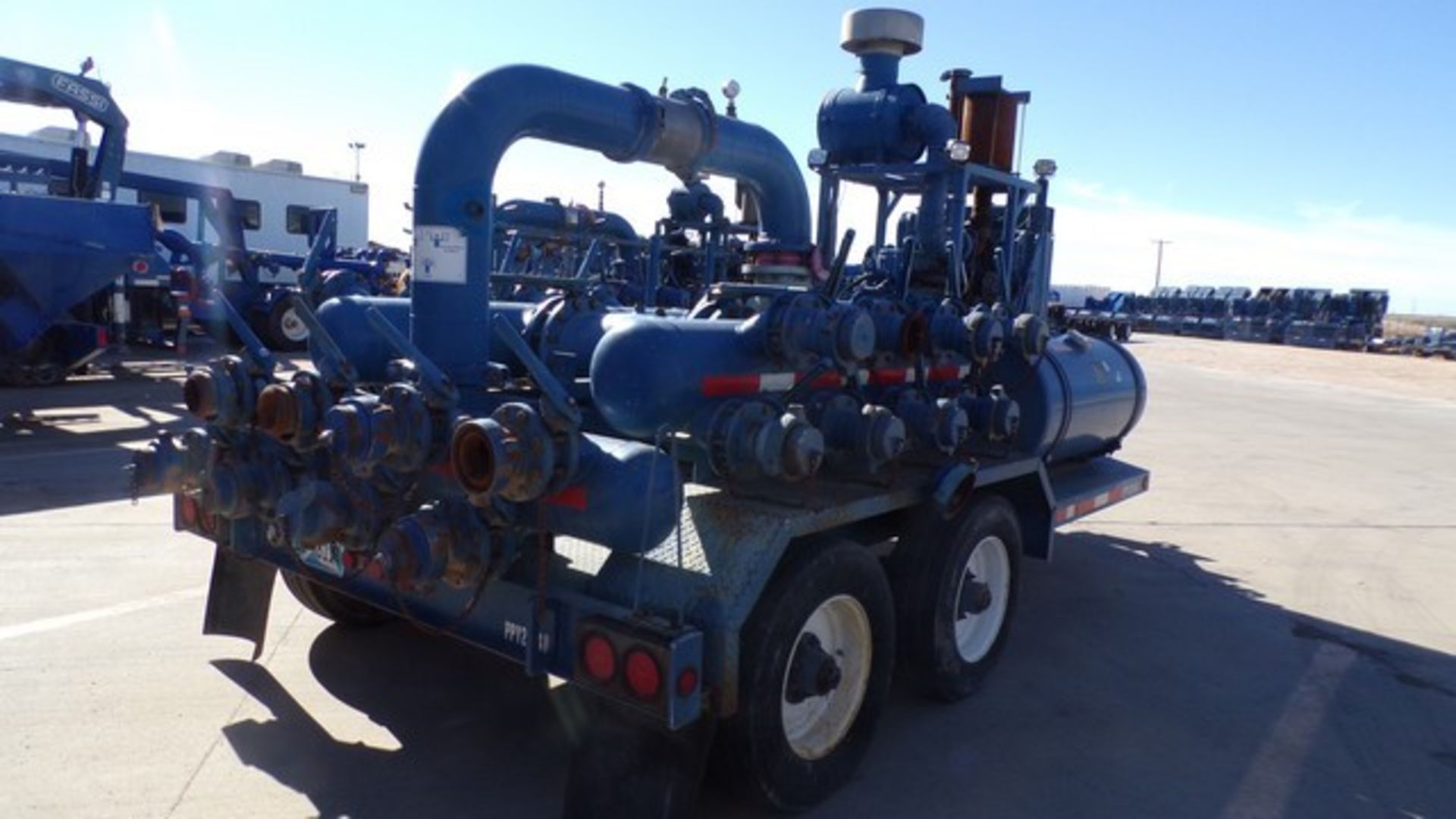 Located in YARD 2 - Odessa, TX (FPS025) (X) 2012 ORS CENT BOOST PUMP TRAILER, VIN- - Image 4 of 4