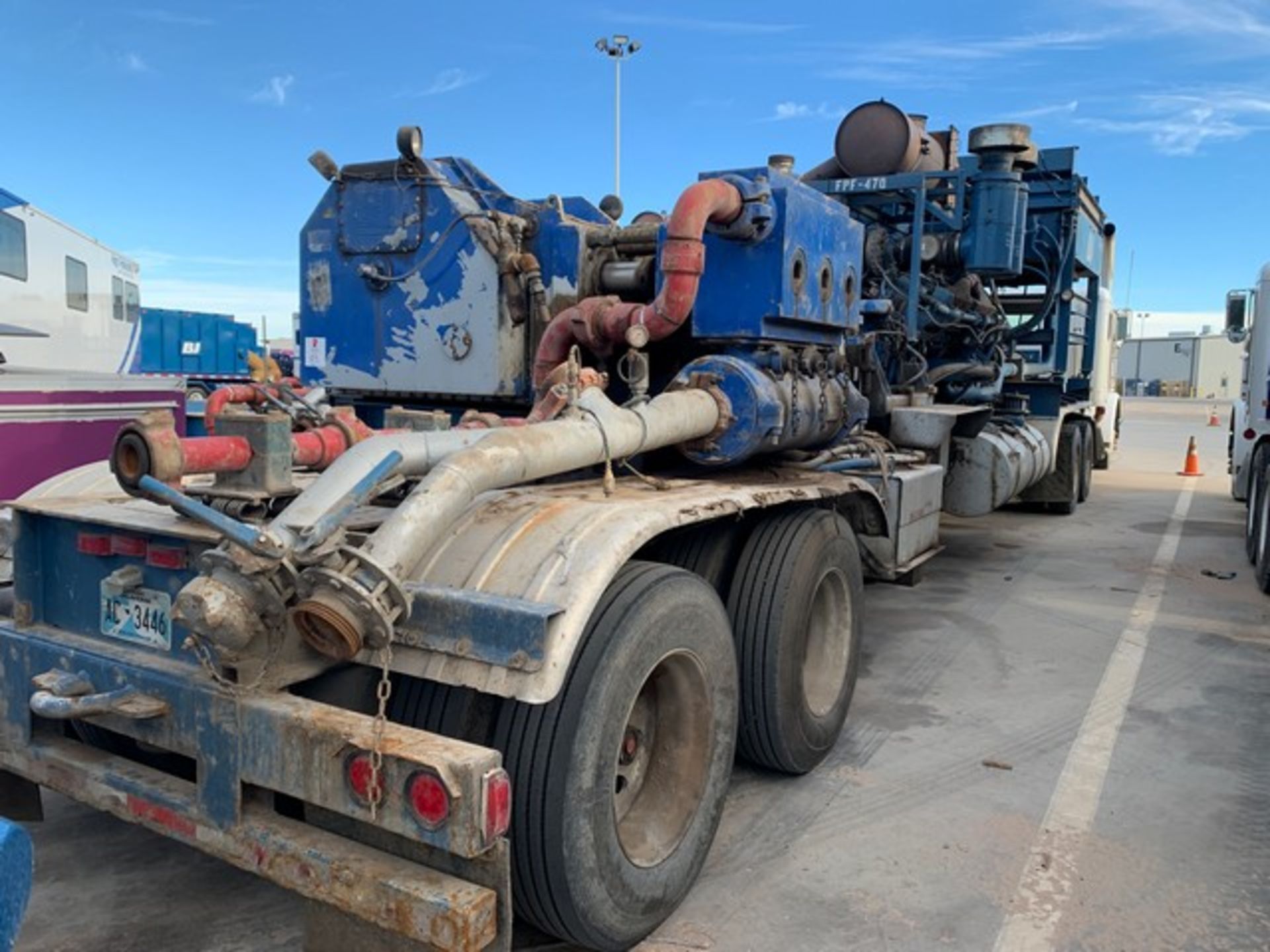 Located in YARD 2 - Odessa, TX (FPF470) 2019 SPMTWS2400 TRIPLEX FRAC PUMP, P/B CUMMINS QSK50 DUAL - Image 5 of 10