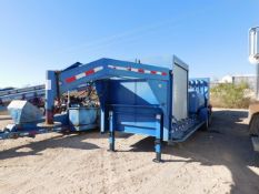 Located in YARD 2 - Odessa, TX (FUF110) (X) 2011 SAGE OIL VAC GN LUBE TRAILER, VIN-
