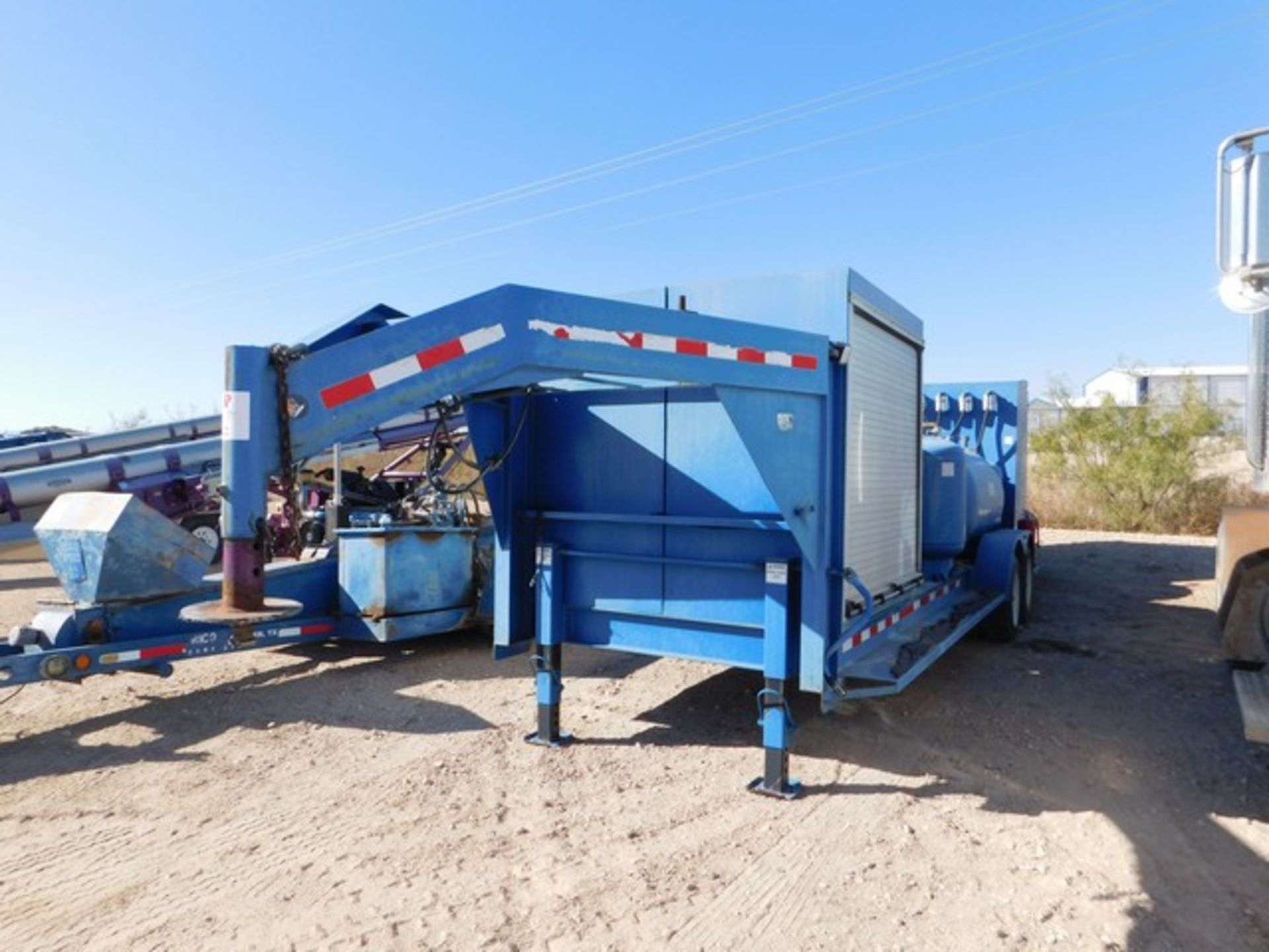 Located in YARD 2 - Odessa, TX (FUF110) (X) 2011 SAGE OIL VAC GN LUBE TRAILER, VIN-