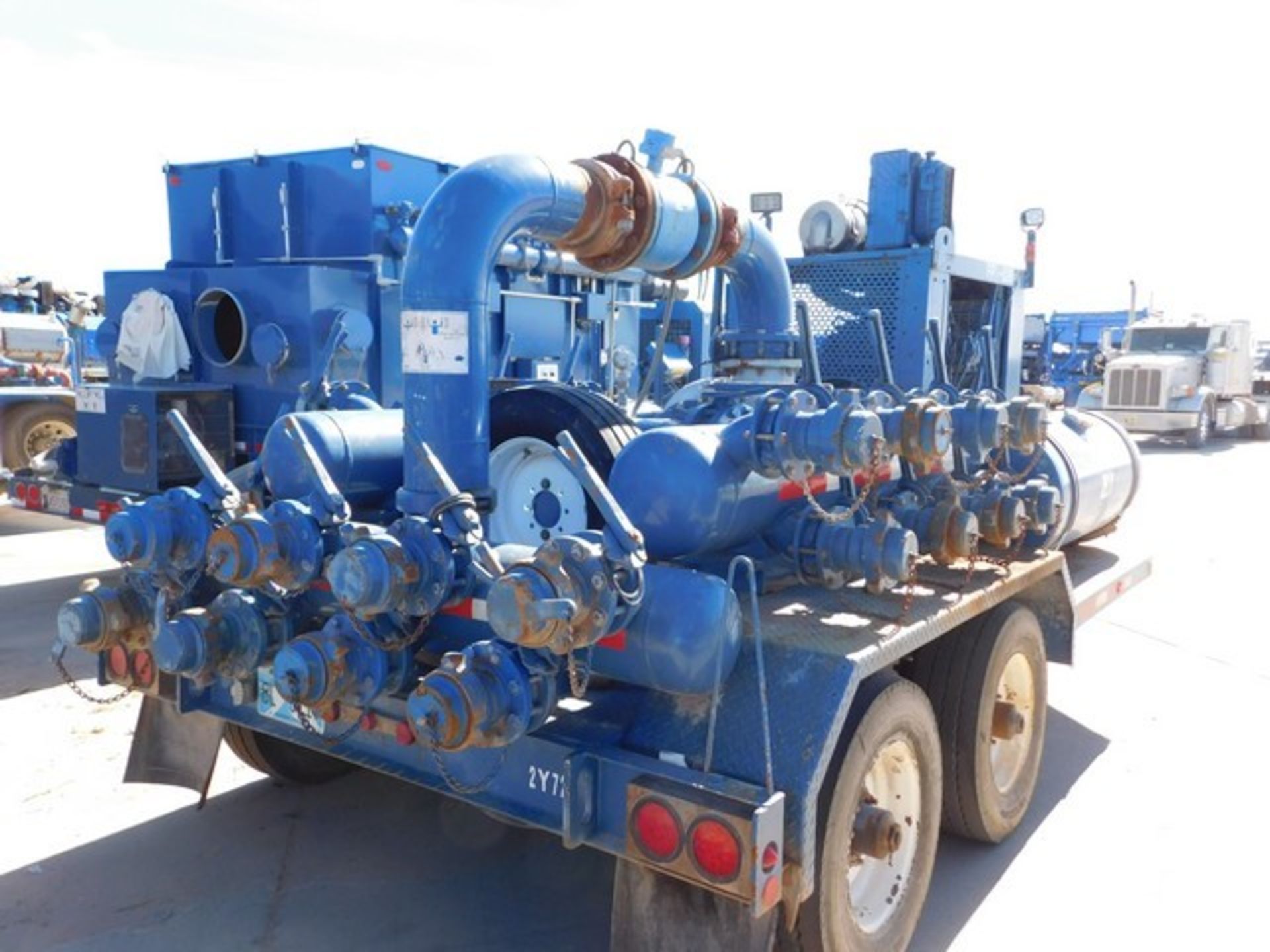 Located in YARD 2 - Odessa, TX (FPS026) (X) 2012 ORS CENT BOOST PUMP TRAILER, VIN- - Image 2 of 4