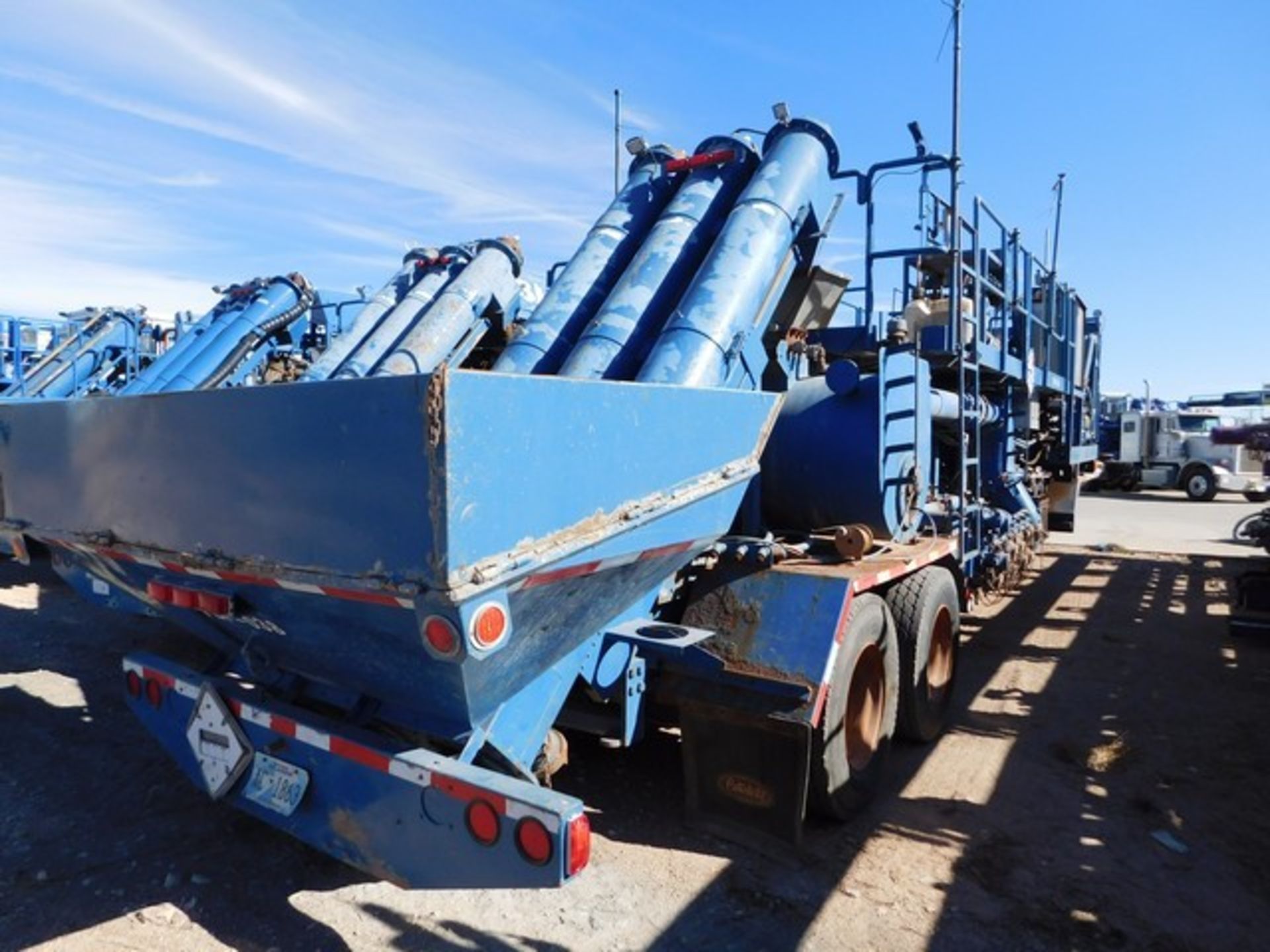 Located in YARD 2 - Odessa, TX (FBF038) 2009 PRATT T/A FRAC BLENDER TRAILER, VIN- 1P9CP40219B343098, - Image 6 of 10