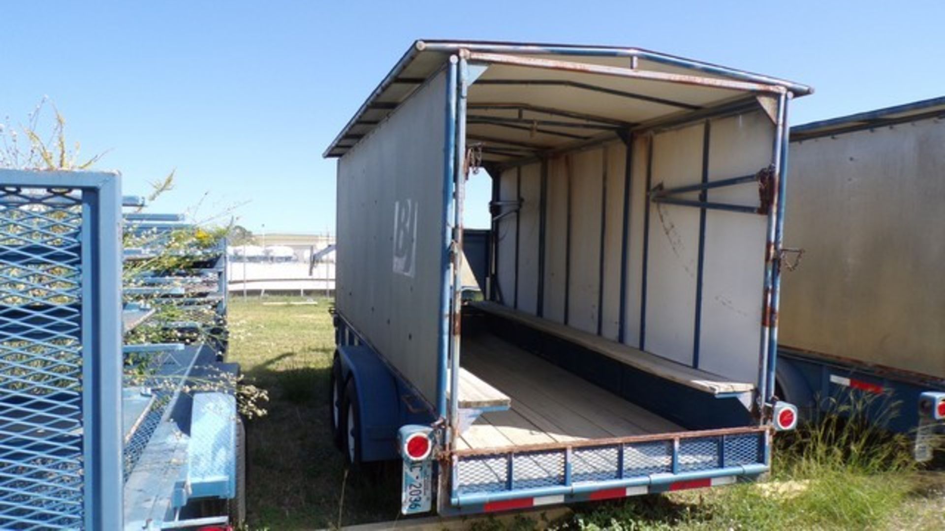 Located in YARD 19 - Wixon Valley, TX (FUF350) 2005 SHOP BUILT 7' X 16'L T/A GN COOLING TRAILER, - Image 4 of 4