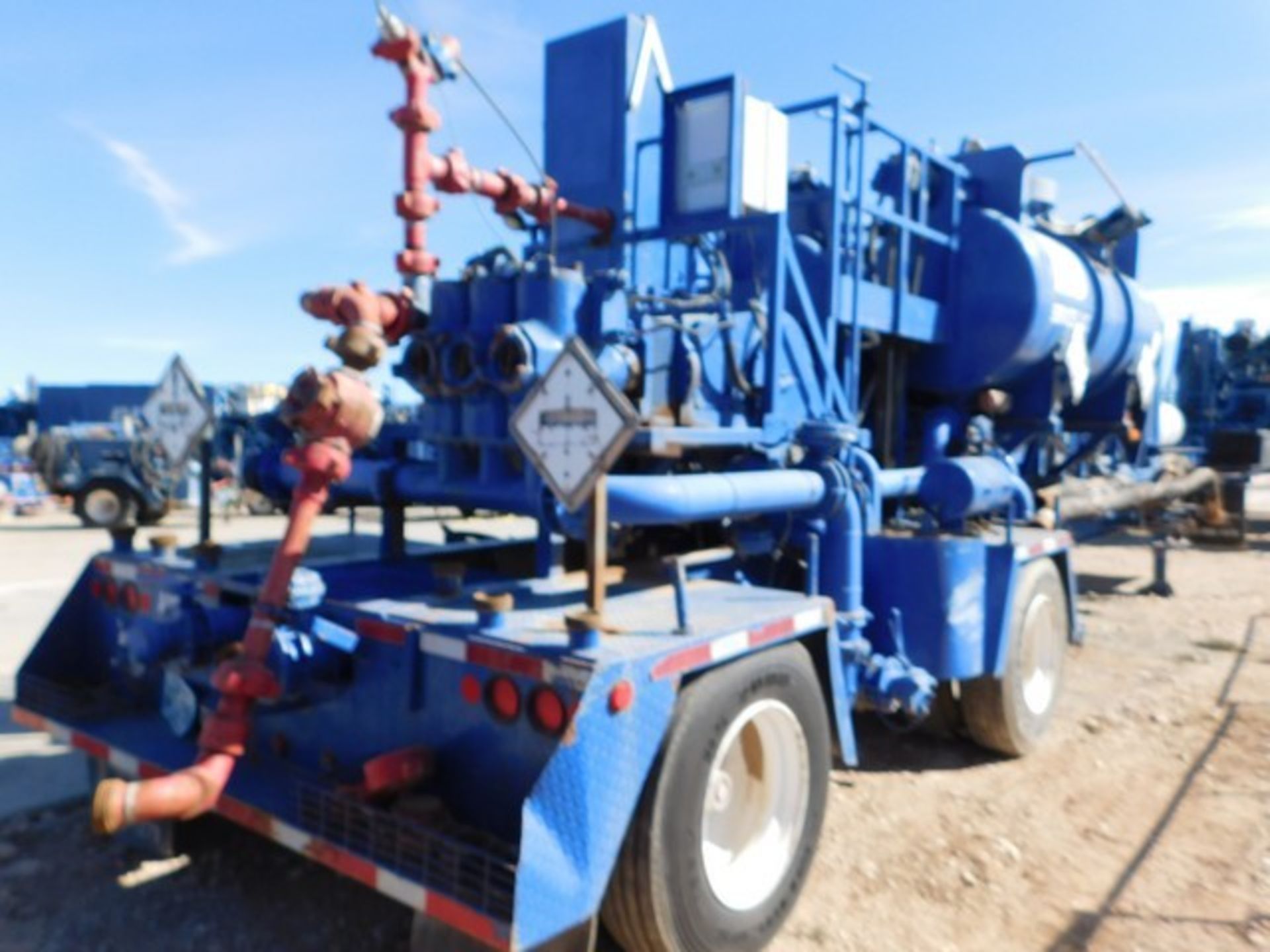 Located in YARD 2 - Odessa, TX (APF011) (X) 2013 OES SGL PUMP ACID FRAC SPREAD AXLE TRAILER, VIN- - Image 5 of 10