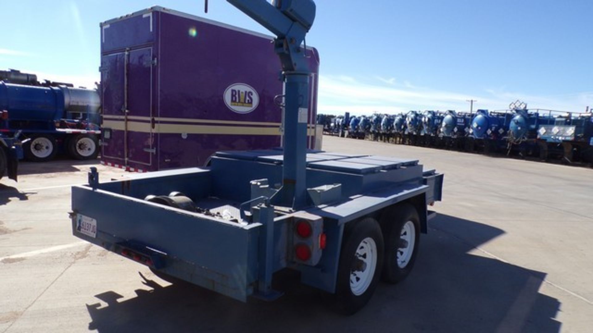 Located in YARD 2 - Odessa, TX (FUT066) (X) 1990 PERKINS T/A UTILITY TRAILER, VIN- RJT612000069, - Bild 3 aus 4