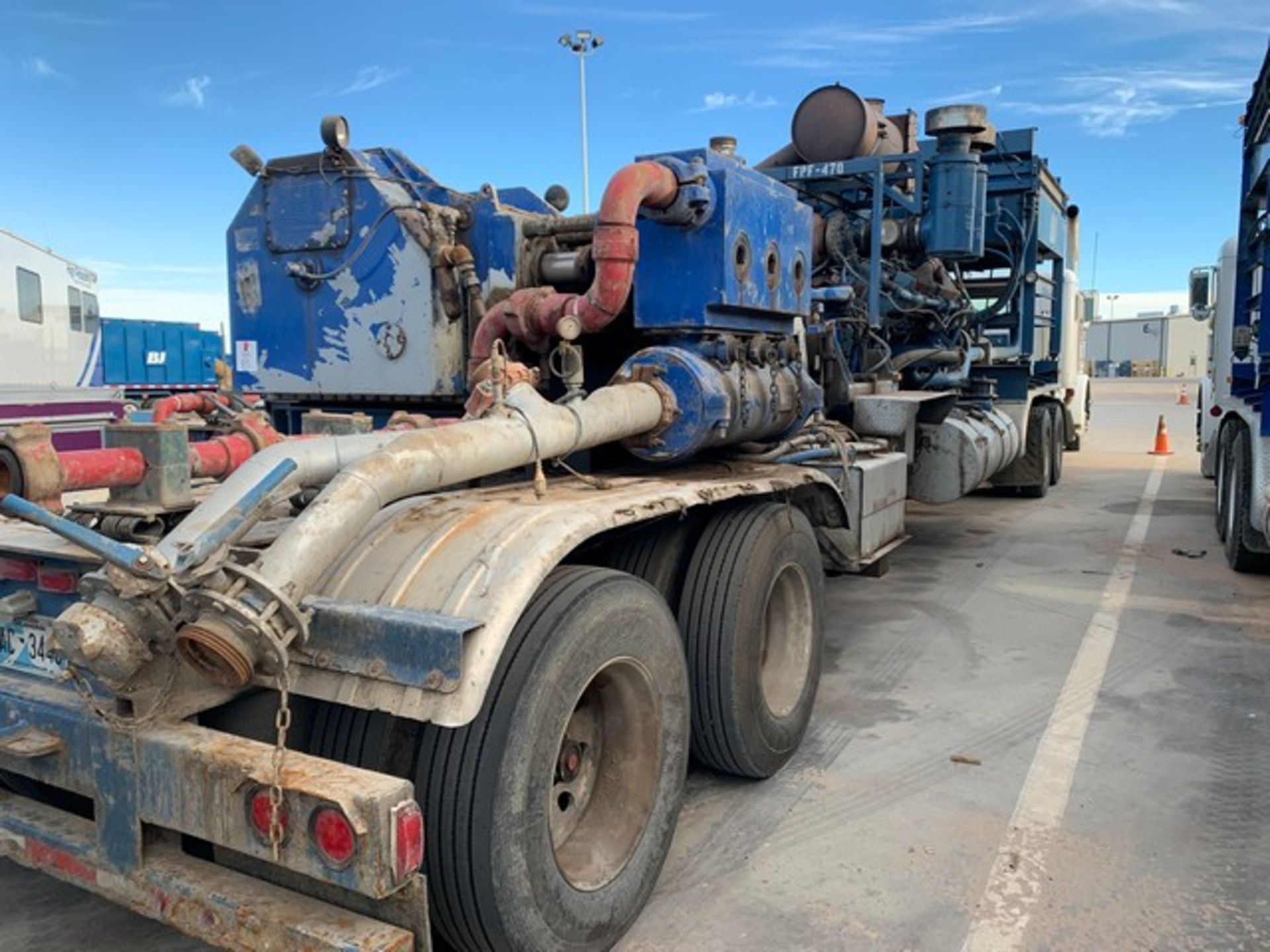 Located in YARD 2 - Odessa, TX (FPF470) 2019 SPMTWS2400 TRIPLEX FRAC PUMP, P/B CUMMINS QSK50 DUAL - Bild 2 aus 10