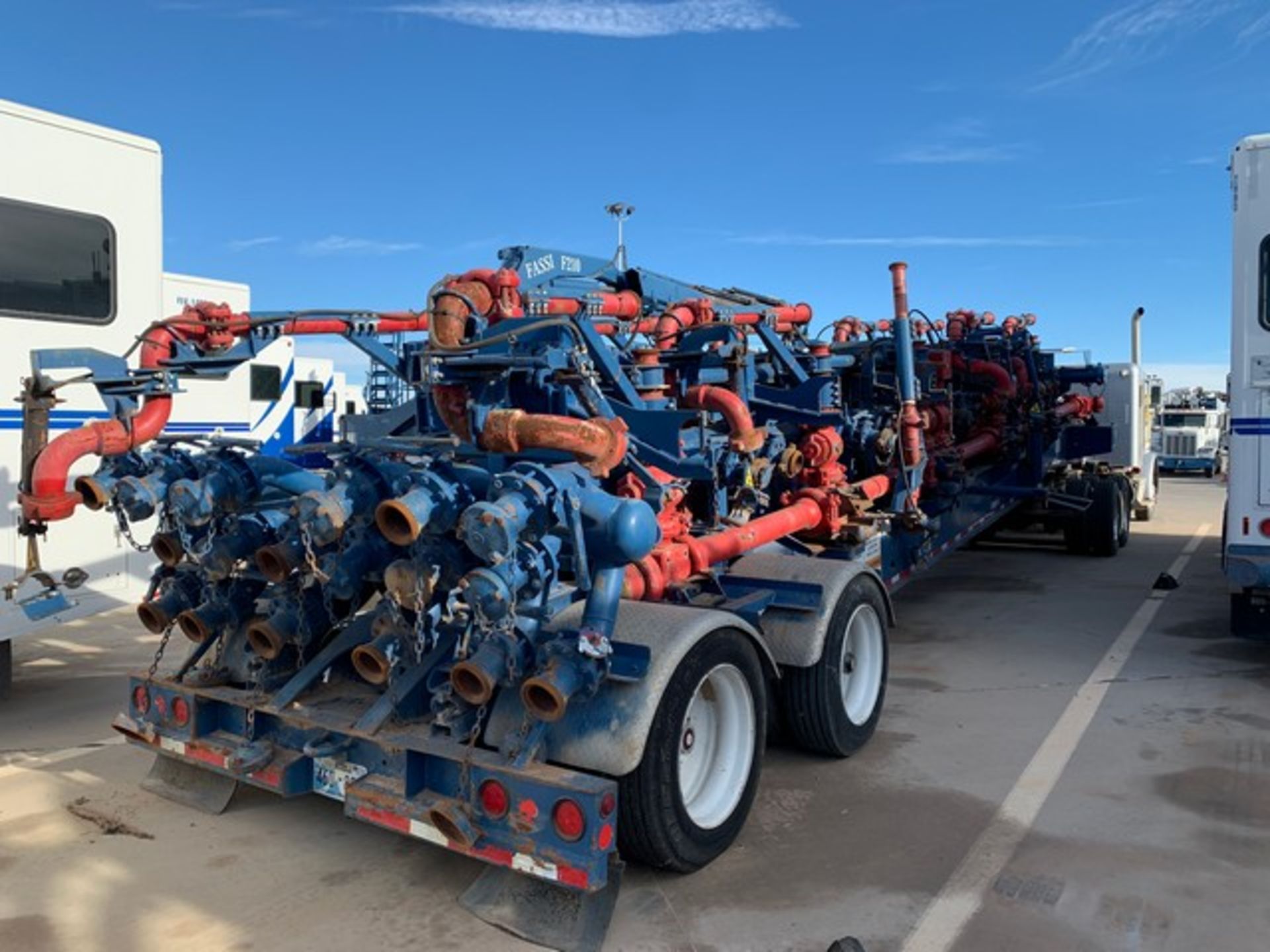 Located in YARD 2 - Odessa, TX (FIF075) 2014 MERTZ T/A 10 STATION MANIFOLD TRAILER, VIN- - Image 2 of 4