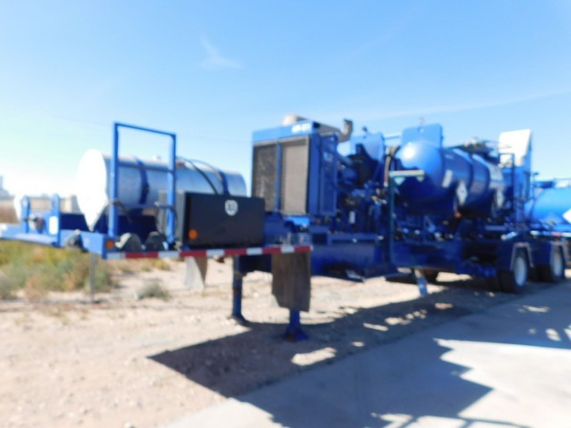 Located in YARD 2 - Odessa, TX (APF011) (X) 2013 OES SGL PUMP ACID FRAC SPREAD AXLE TRAILER, VIN-