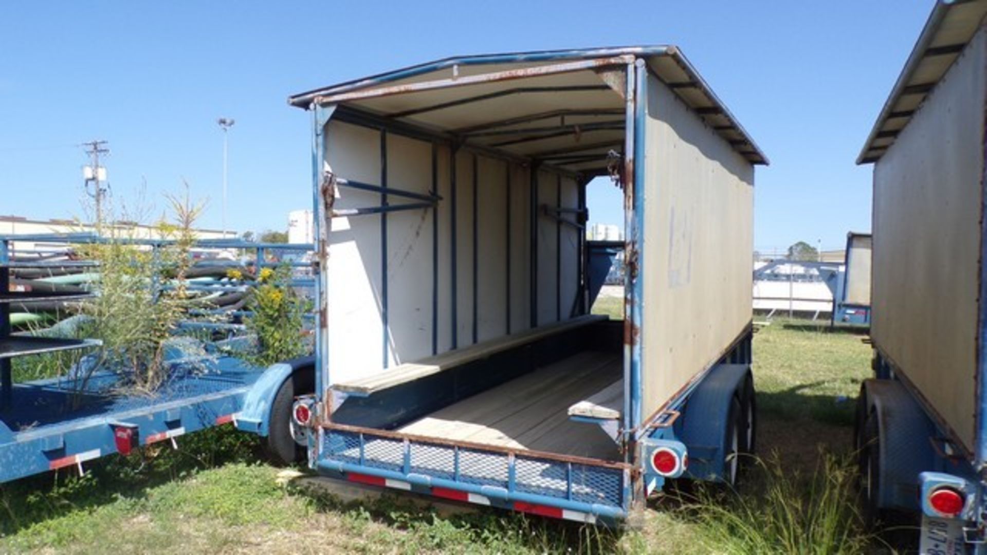 Located in YARD 19 - Wixon Valley, TX (FUF350) 2005 SHOP BUILT 7' X 16'L T/A GN COOLING TRAILER, - Image 3 of 4