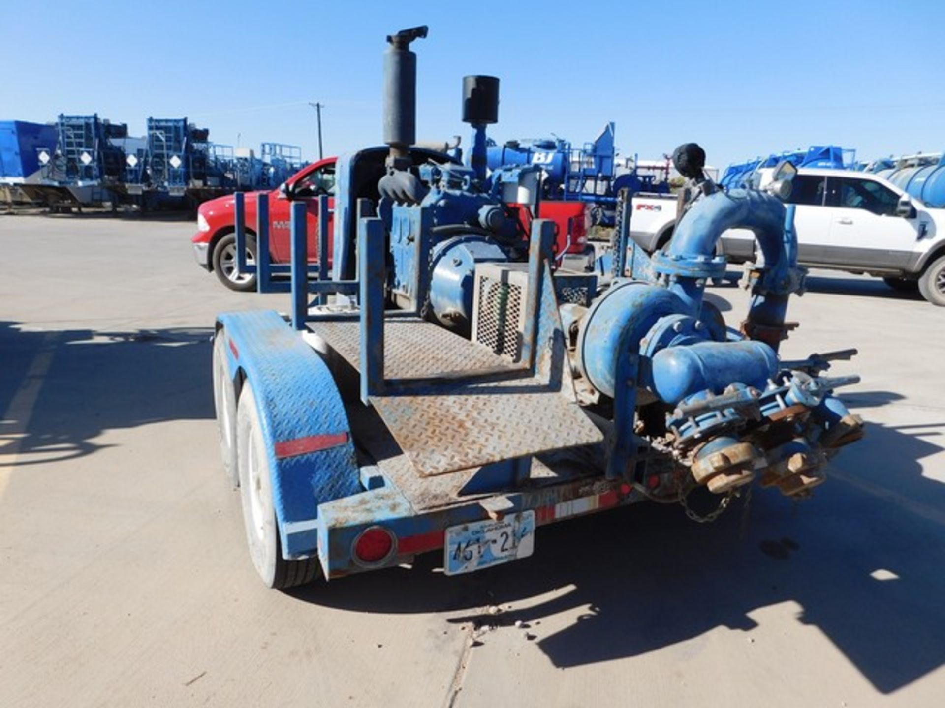 Located in YARD 2 - Odessa, TX (FUF067) MISSION 5X6 CENT PUMP, P/B DETROIT 4-71 DIESEL ENGINE, MTD - Image 4 of 6